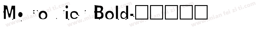 MgCourier Bold字体转换